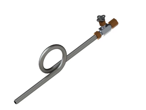 225-МП-Ст.20 Трубка петлевая прямая G1/2"(Н) УТ000009304