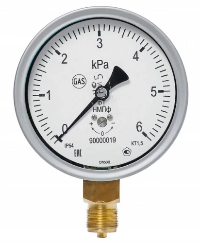 НМПф 6 кПа.М20х1,5 кл.1,5 IP54 Напоромер УТ000016282
