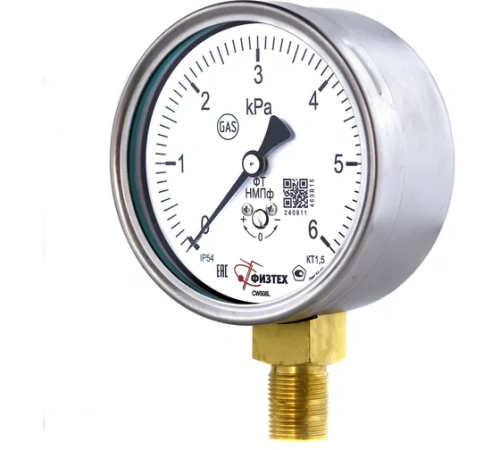 НМПф 25кПа.М12х1,5 кл.2,5 Напоромер, корпус Ф63мм, IP40 УТ-00000932
