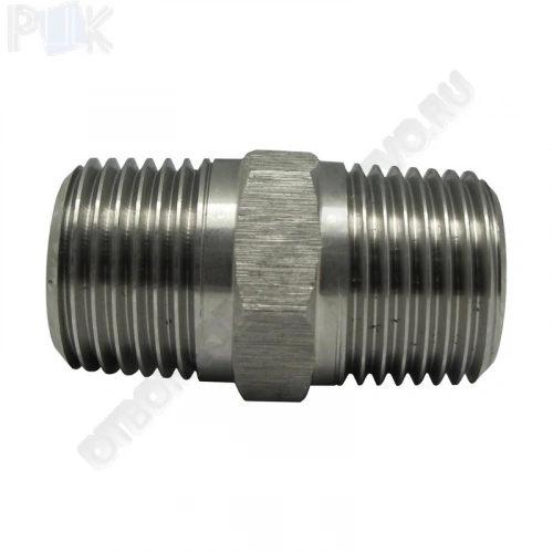 Ниппель Н-1/2"NPT(Н)-М20х1,5(Н)-Ст.20 УТ000019798